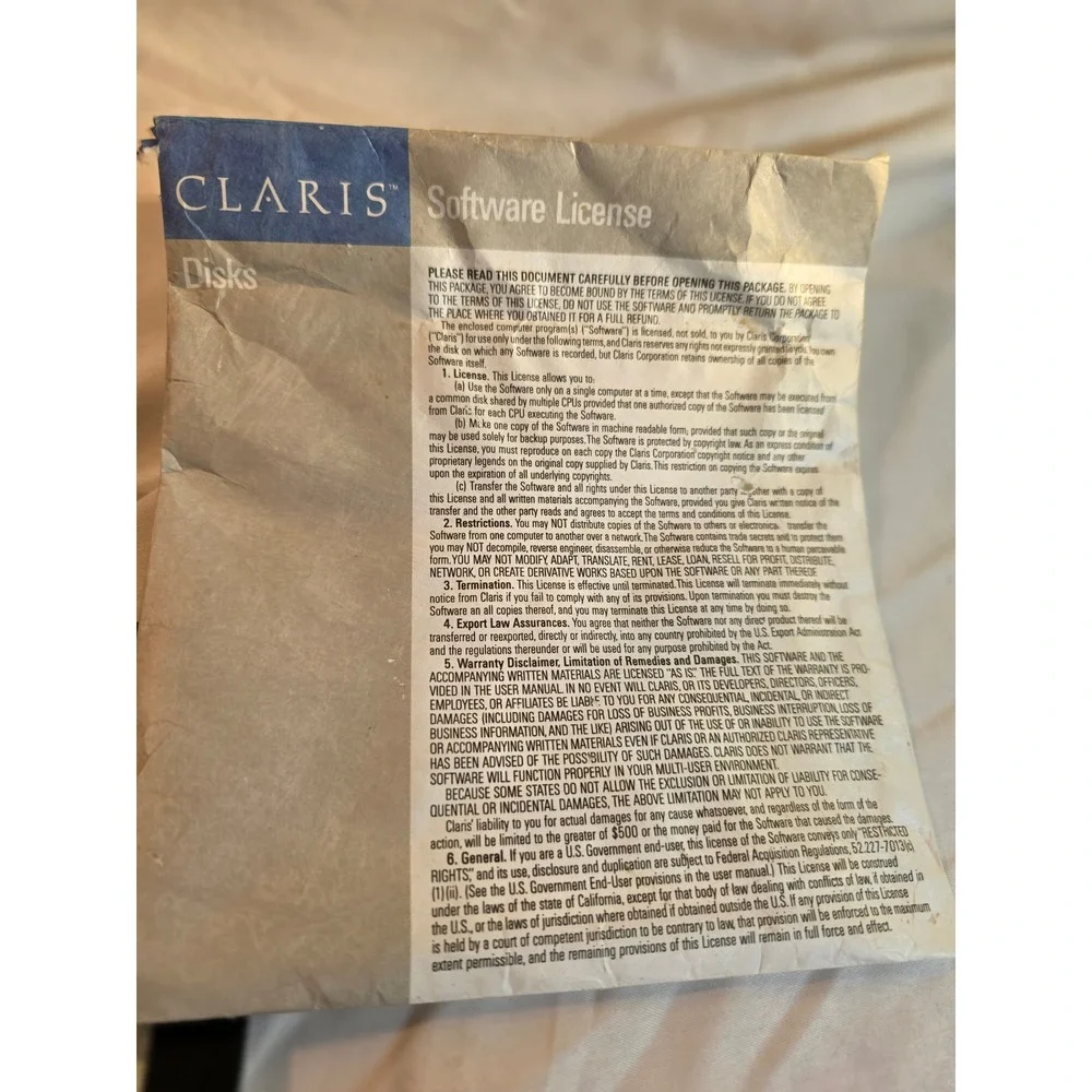 Apple claris appleworks